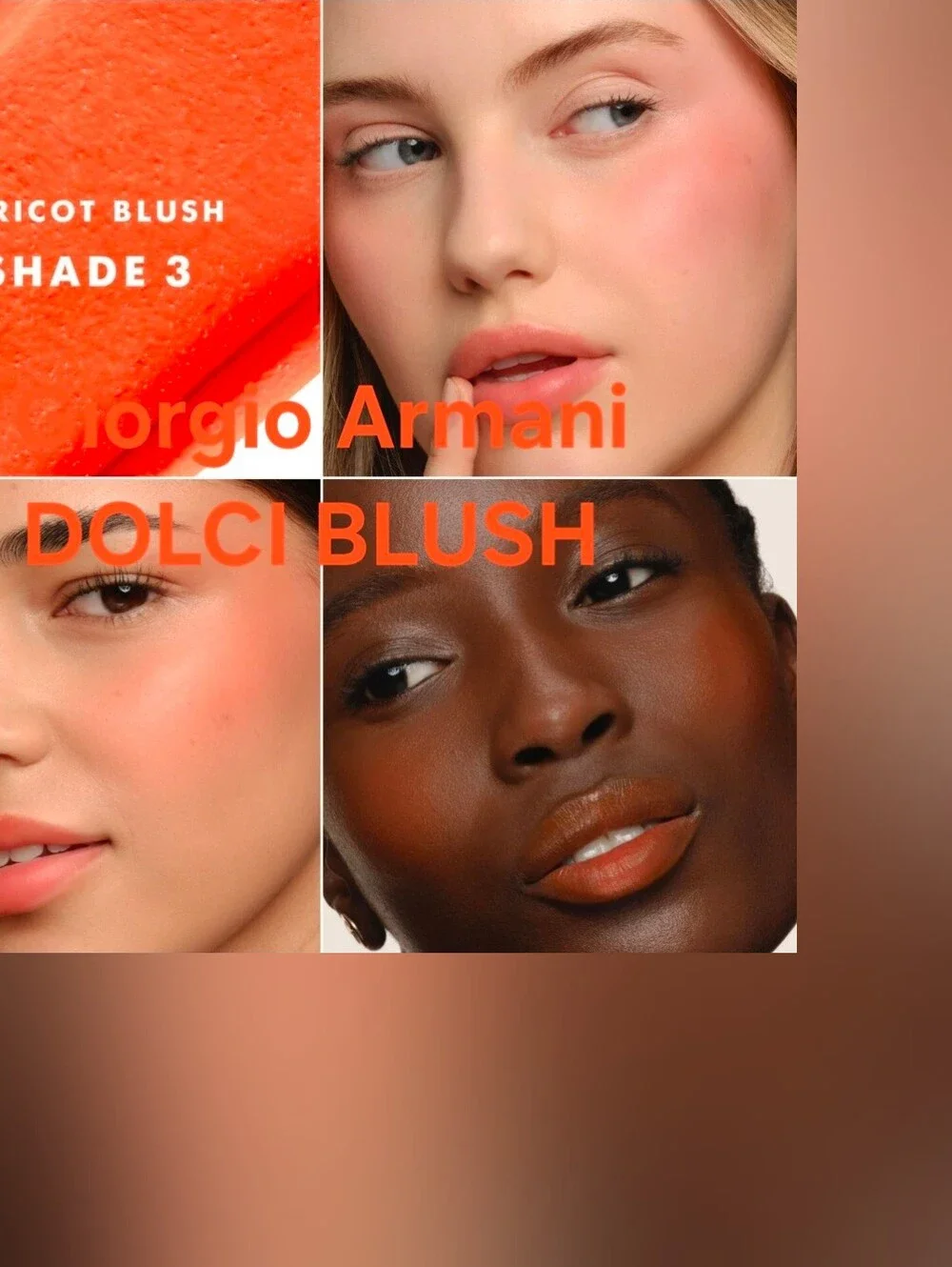 Giorgio Armani DOLCI BLUSH 3 APRICOT BLUSH. BNIB